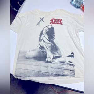 Rare Live Nation Ozzy Osborne Tee used slightly stained OffWhite men’s XL